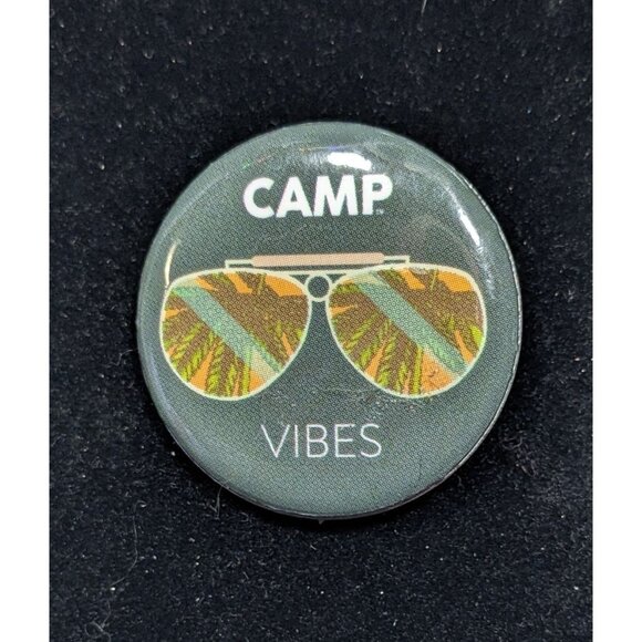 Camp Cannabis Camp Vibes Sunglasses Print Pin - Picture 3 of 4